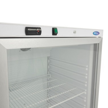 Maxima - Réfrigérateur - 600L - Blanc - avec Porte en Verre