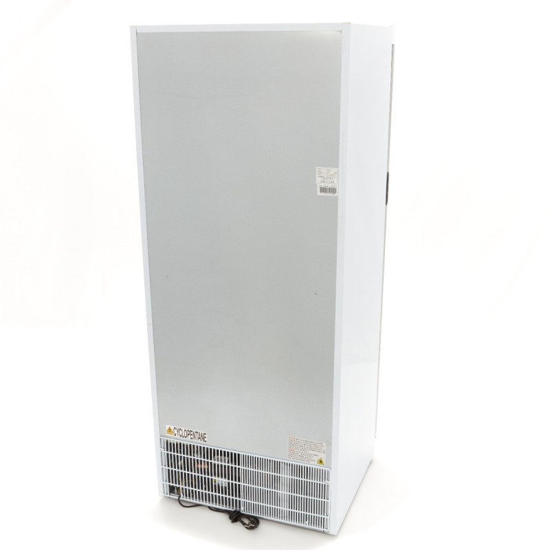 Maxima - Congélateur - 600L - Blanc - avec Porte en Verre
