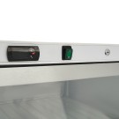 Maxima - Congélateur - 600L - Blanc - avec Porte en Verre