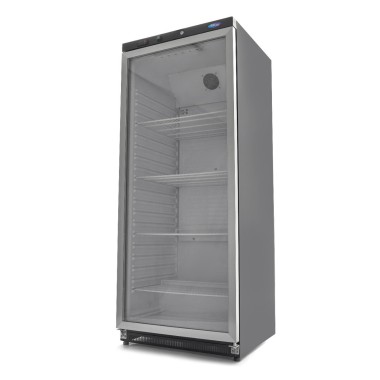 Maxima - Réfrigérateur - 600L - Noir - avec Porte en Verre