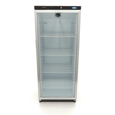 Maxima - Réfrigérateur - 600L - Noir - avec Porte en Verre