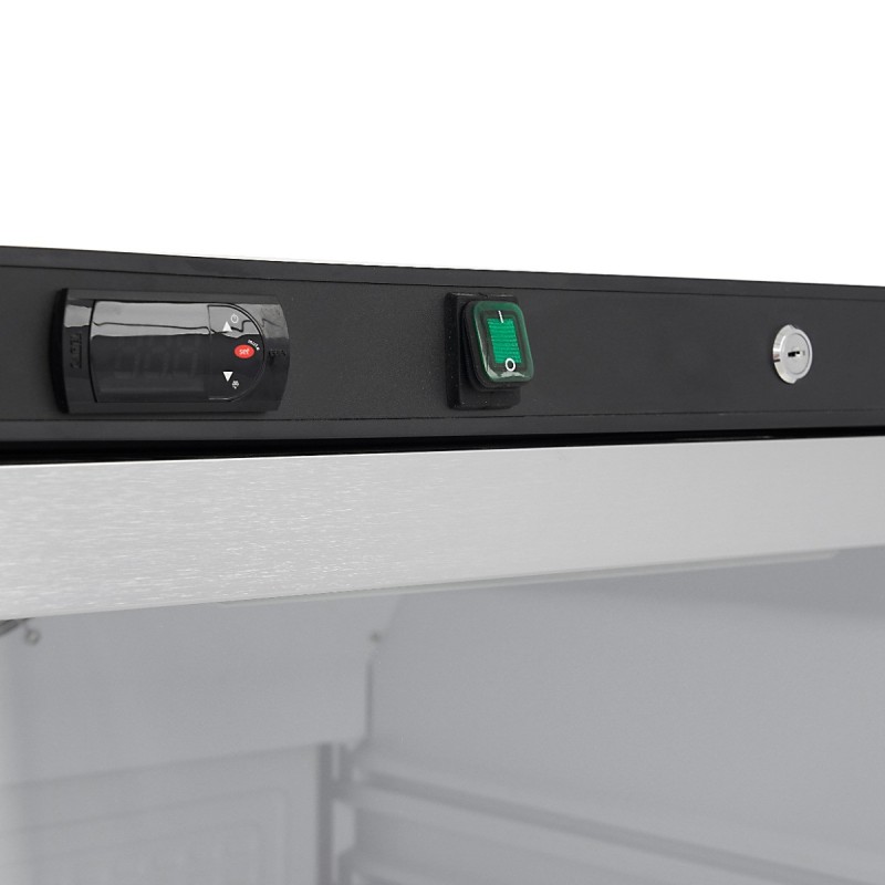 Maxima - Réfrigérateur - 600L - Noir - avec Porte en Verre