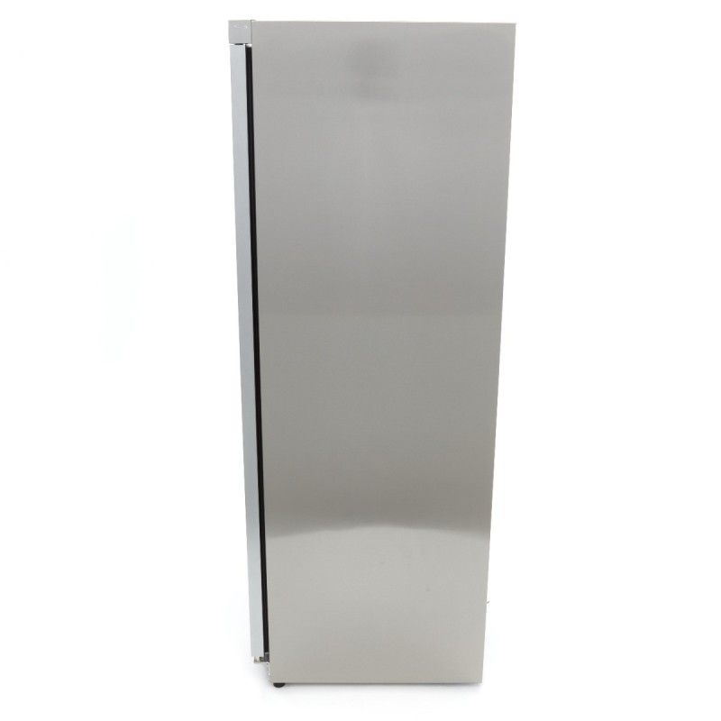 Maxima - Réfrigérateur - 600L - en acier inoxydable - avec porte en verre