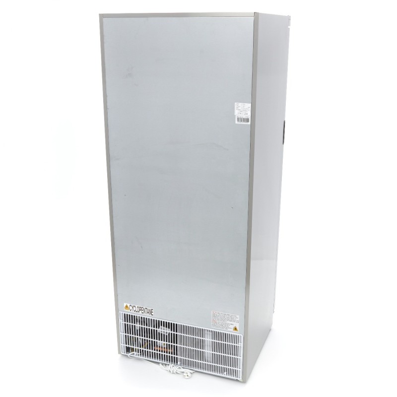 Maxima - Réfrigérateur - 600L - en acier inoxydable - avec porte en verre