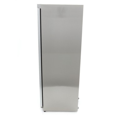 Maxima - Congélateur - 600L - en acier inoxydable - avec porte en verre