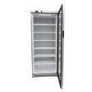 Maxima - Congélateur - 600L - en acier inoxydable - avec porte en verre