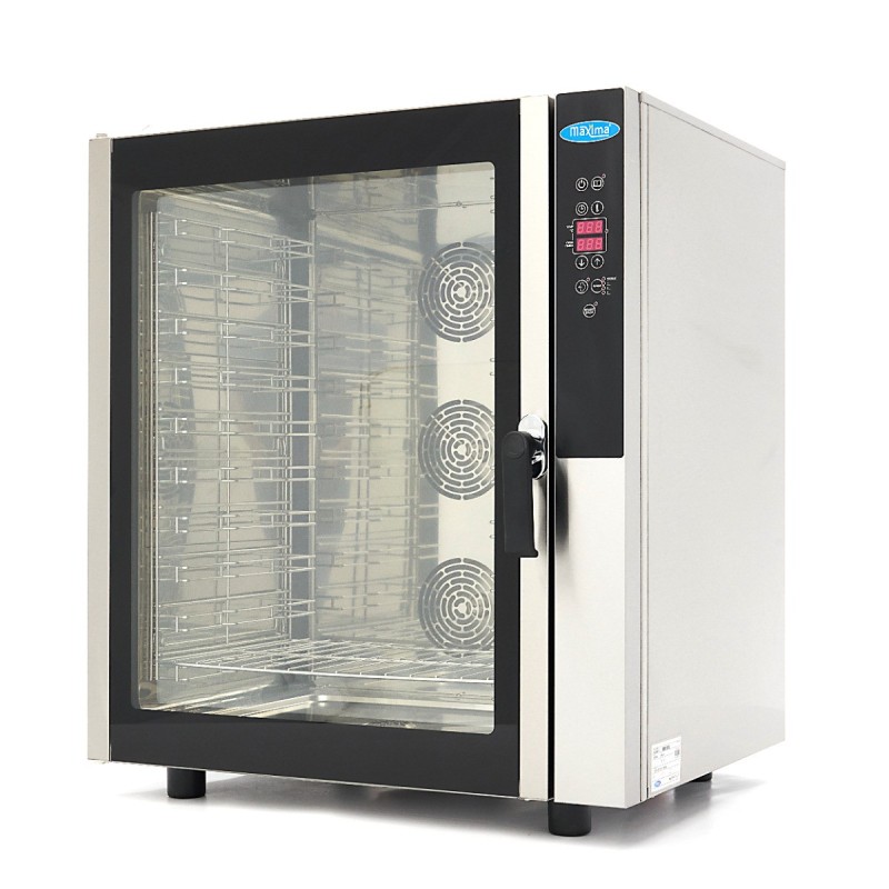 Maxima - Four mixte vapeur - 10 plateaux GN 1/1 - Écran numérique