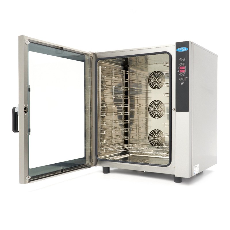 Maxima - Four mixte vapeur - 10 plateaux GN 1/1 - Écran numérique