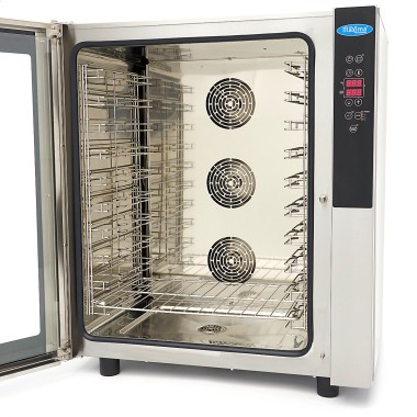 Maxima - Four mixte vapeur - 10 plateaux GN 1/1 - Écran numérique