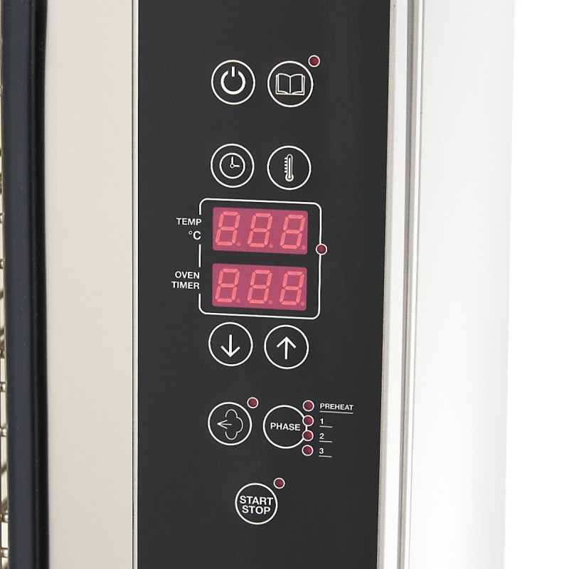 Maxima - Four mixte vapeur - 10 plateaux GN 1/1 - Écran numérique