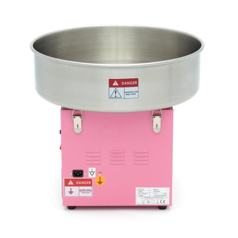 Maxima - Machine à barbe à papa - diamètre 52cm - Rose
