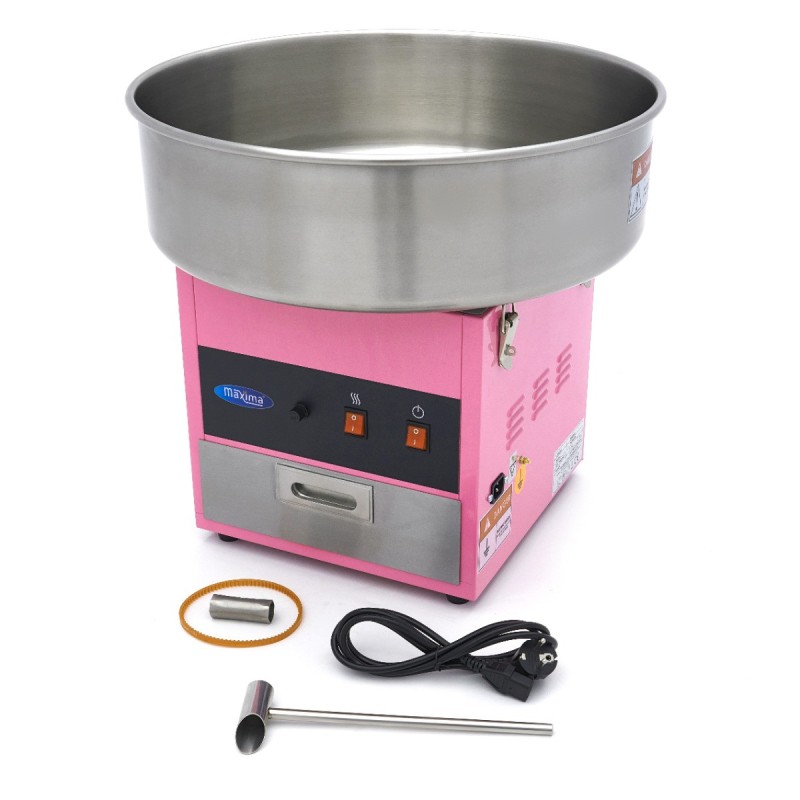 Maxima - Machine à barbe à papa - diamètre 52cm - Rose