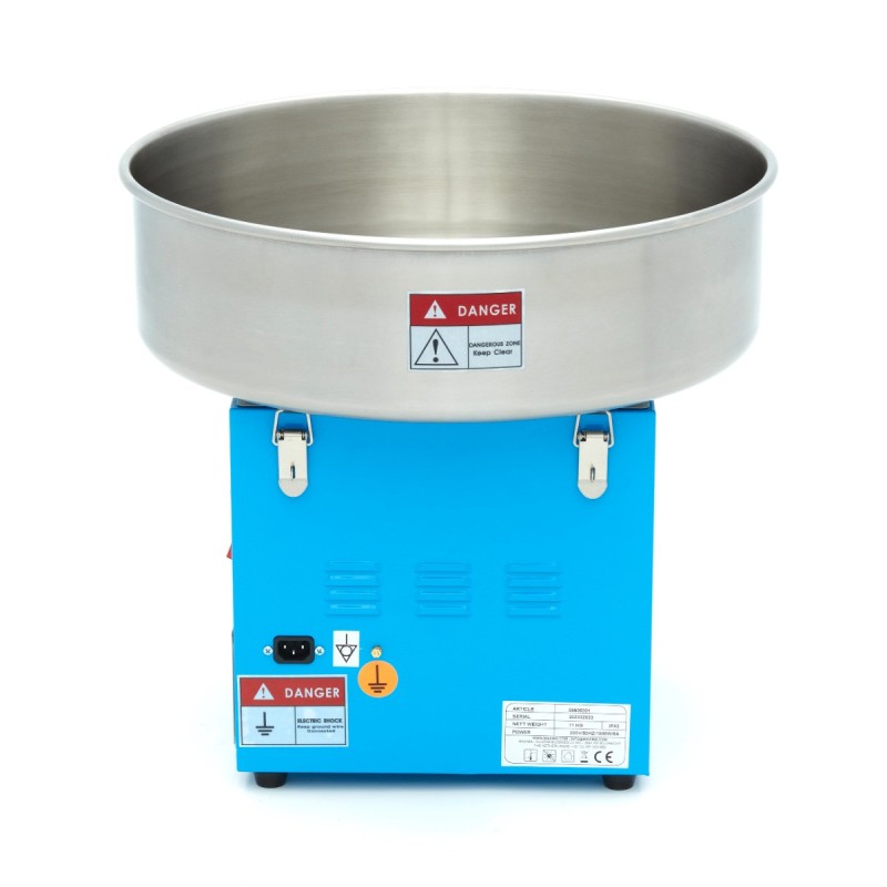 Maxima - Machine à barbe à papa - diamètre 52cm - Bleu