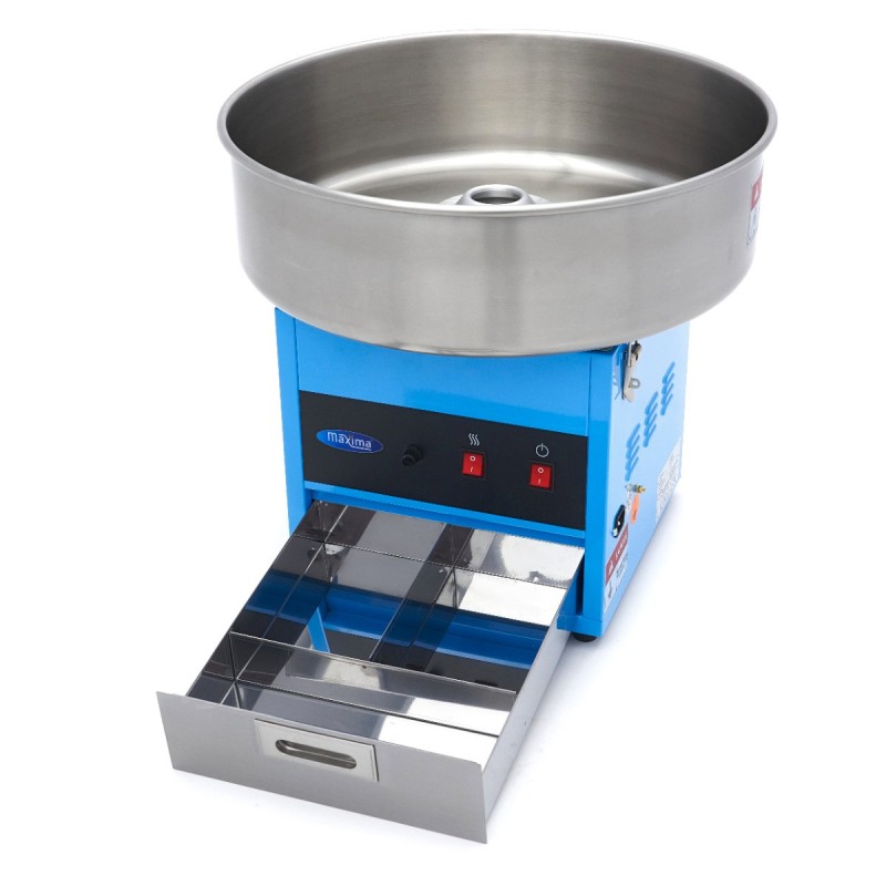 Maxima - Machine à barbe à papa - diamètre 52cm - Bleu