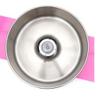 Maxima - Machine à barbe à papa - diamètre 52cm - Rose - avec chariot
