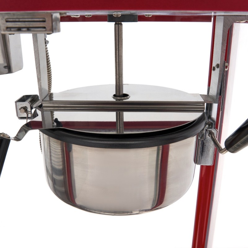 Maxima - Machine à pop-corn - 150 g - avec vitrine de maintien au chaud