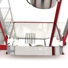 Maxima - Machine à pop-corn - 150 g - avec vitrine de maintien au chaud
