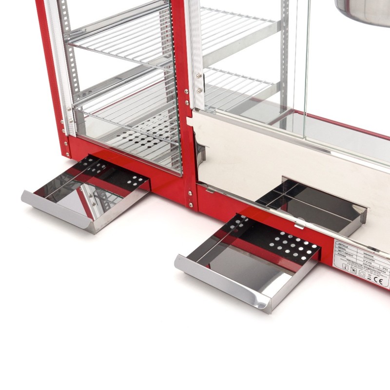 Maxima - Machine à pop-corn - 150 g - avec vitrine de maintien au chaud