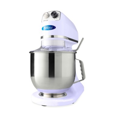 Maxima - Batteur sur socle - 7 L - Jusqu'à 2 kg de pâte - Lilas