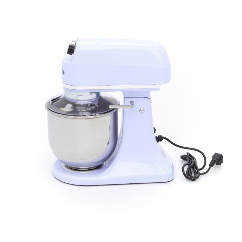Maxima - Batteur sur socle - 7 L - Jusqu'à 2 kg de pâte - Lilas