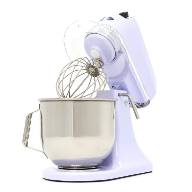 Maxima - Batteur sur socle - 7 L - Jusqu'à 2 kg de pâte - Lilas
