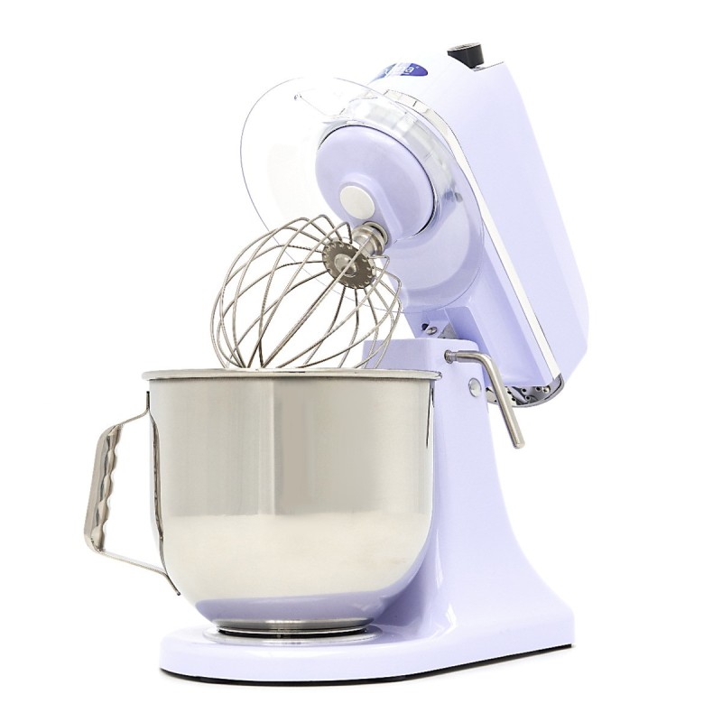 Maxima - Batteur sur socle - 7 L - Jusqu'à 2 kg de pâte - Lilas