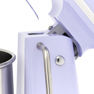 Maxima - Batteur sur socle - 7 L - Jusqu'à 2 kg de pâte - Lilas