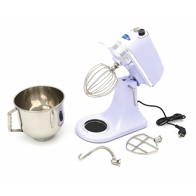 Maxima - Batteur sur socle - 7 L - Jusqu'à 2 kg de pâte - Lilas