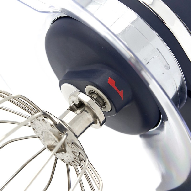 Maxima - Batteur sur socle 7L - Jusqu'à 2kg de pâte - Bleu inox