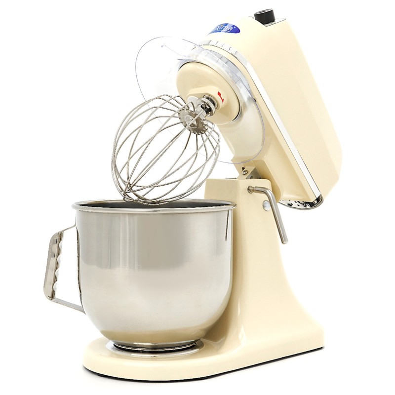 Maxima - Batteur sur socle - 7L - Jusqu'à 2kg de pâte - Ivoire