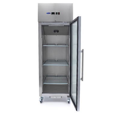 Maxima - Réfrigérateur 600L - 3 étagères réglables - Porte verre - GN 2/1