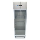 Maxima - Congélateur 600L - 3 étagères réglables - Porte verre - GN 2/1