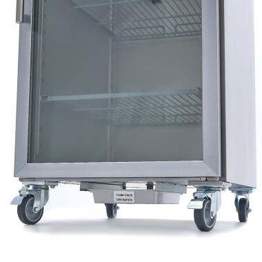 Maxima - Congélateur 600L - 3 étagères réglables - Porte verre - GN 2/1