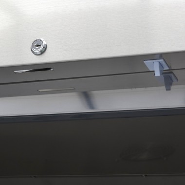 Maxima - Réfrigérateur - 1200L - 6 étagères - Inox - Porte verre - GN 2/1