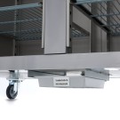 Maxima - Réfrigérateur - 1200L - 6 étagères - Inox - Porte verre - GN 2/1