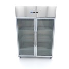 Maxima - Congélateur 1200L - 6 étagères ajustables - Porte en verre - GN 2/1