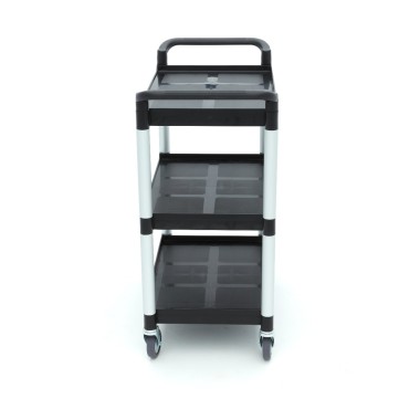 Maxima - Chariot de service - 3 étagères en plastique - 86.5 x 42.5 cm