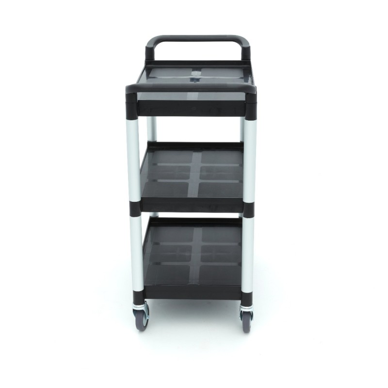 Maxima - Chariot de service - 3 étagères en plastique - 86.5 x 42.5 cm