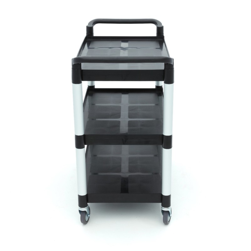 Maxima - Chariot de service - 3 étagères plastique - 103x50.5 cm