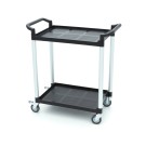 Maxima - Chariot de service - 2 étagères plastique - 86.5x42.5 cm