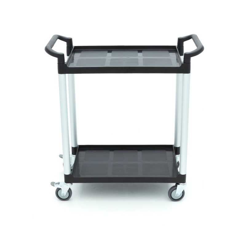 Maxima - Chariot de service - 2 étagères plastique - 86.5x42.5 cm