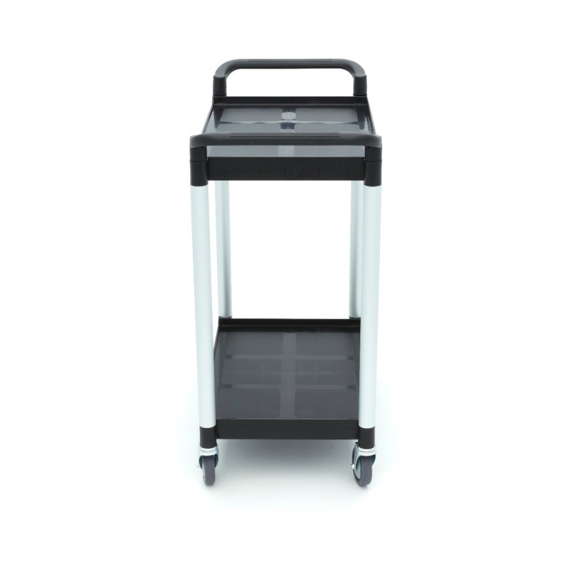 Maxima - Chariot de service - 2 étagères plastique - 86.5x42.5 cm