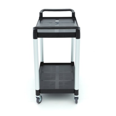 Maxima - Chariot de service - 2 étagères en plastique - 103 x 50.5 cm