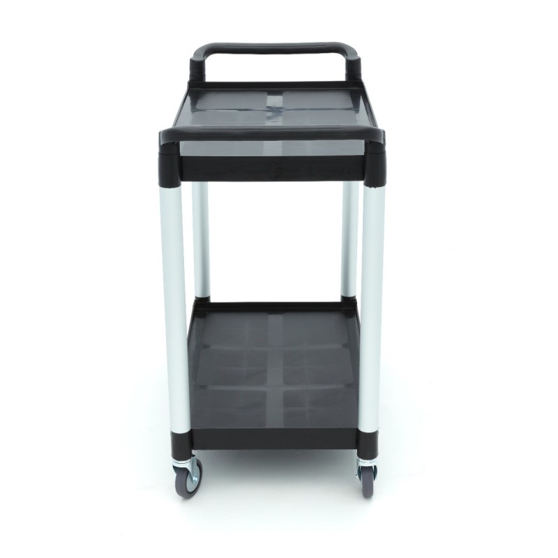 Maxima - Chariot de service - 2 étagères en plastique - 103 x 50.5 cm