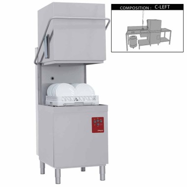 DIAMOND - Lave-vaisselle l2620 x p740 x h1530 à capot complet