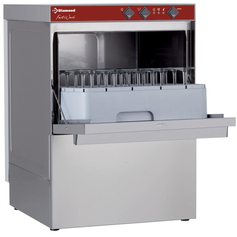 DIAMOND - Lave-verres et vaisselle l530 x p560 x h710 + pompe vidange