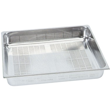 DIAMOND - Bac inox fond perfore h65 mm