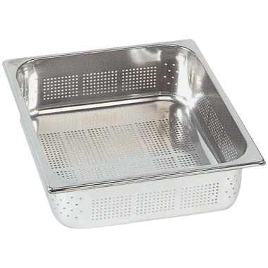 DIAMOND - Bac inox fond perfore h65 mm