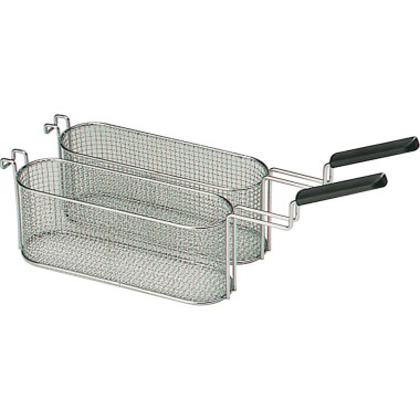 DIAMOND - Couple de paniers pour friteuse 2x5 litres