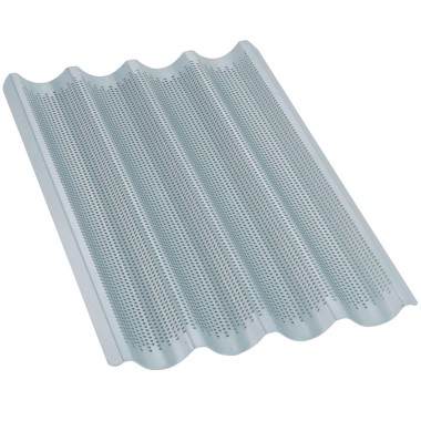 Plaque en aluminium GN  perforée - baguettes - Diamond